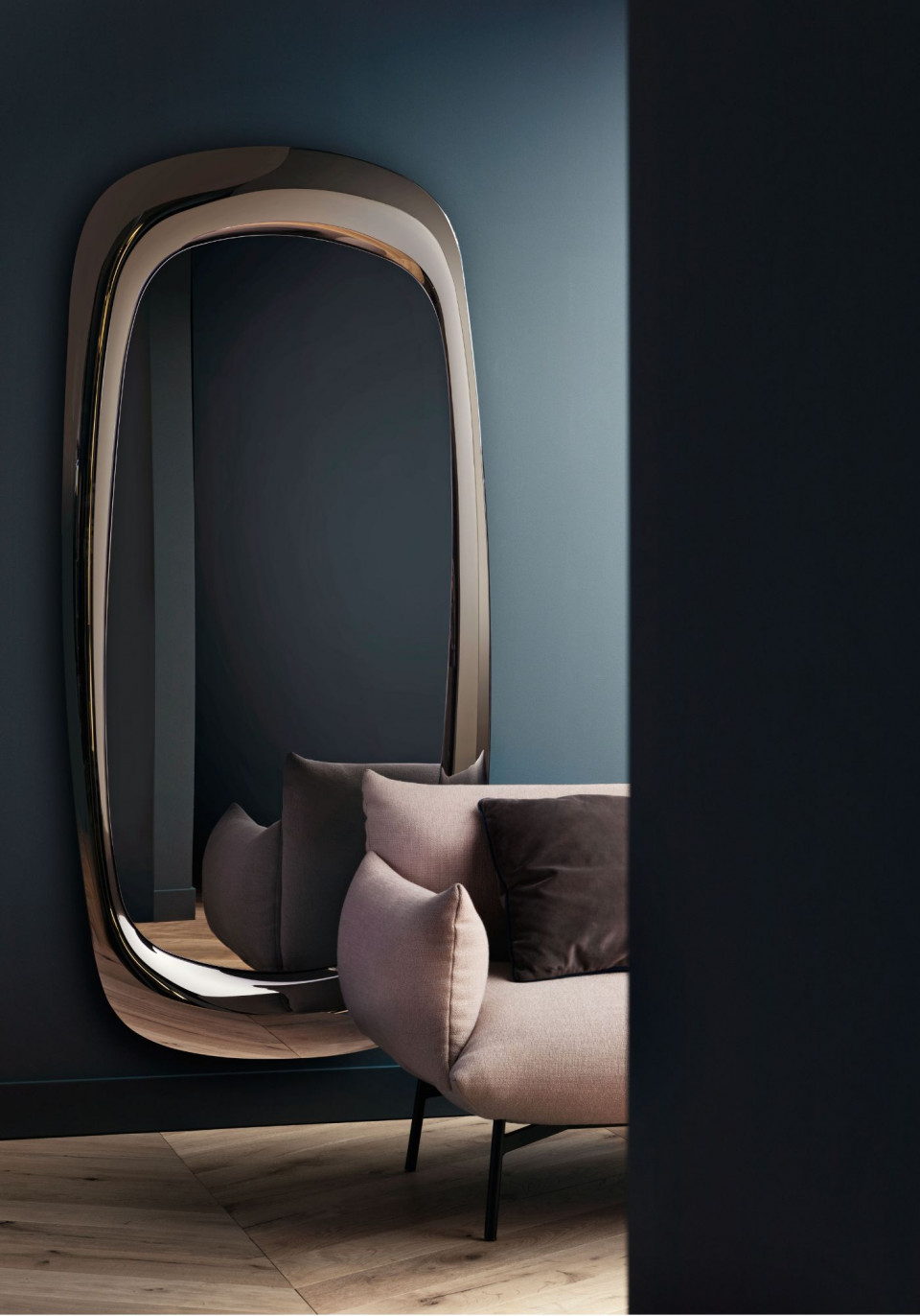 Specchio Bold design Andrea Lucatello di Midj